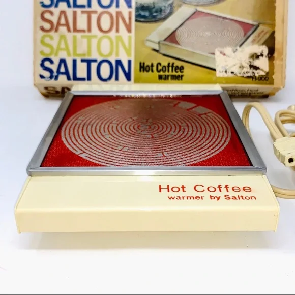 v i n t a g e :: MCM Hot Coffee Warmer Tray Plate - Picture 6 of 11